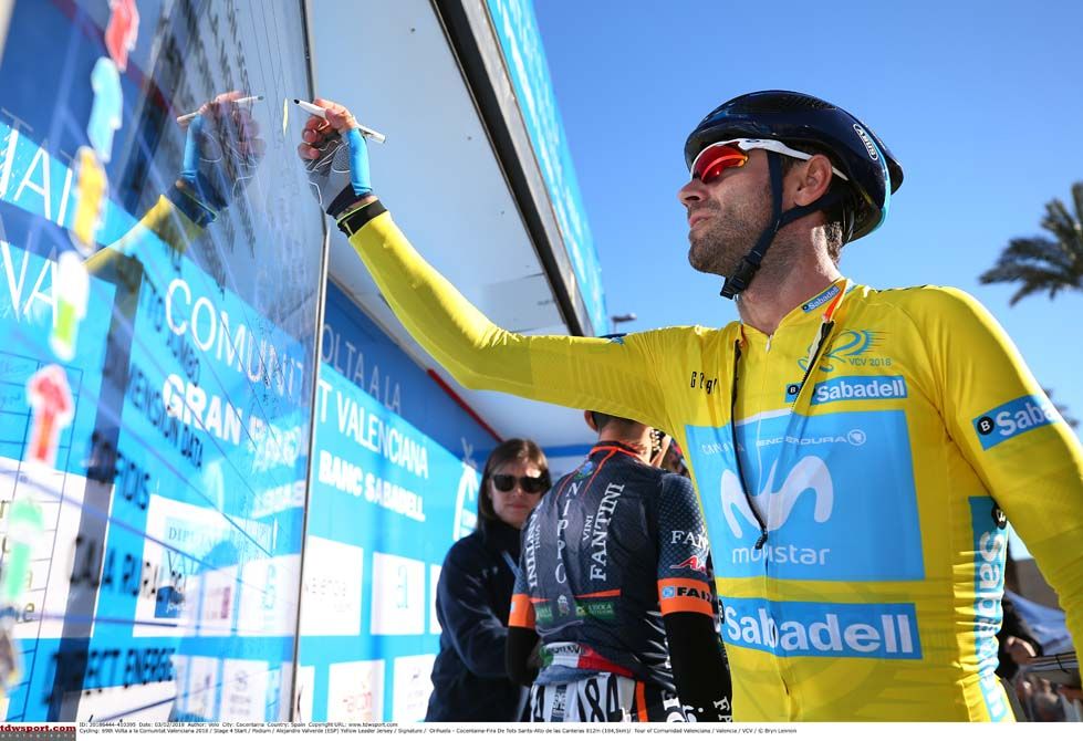 Alejandro Valverde (Movistar) signs on