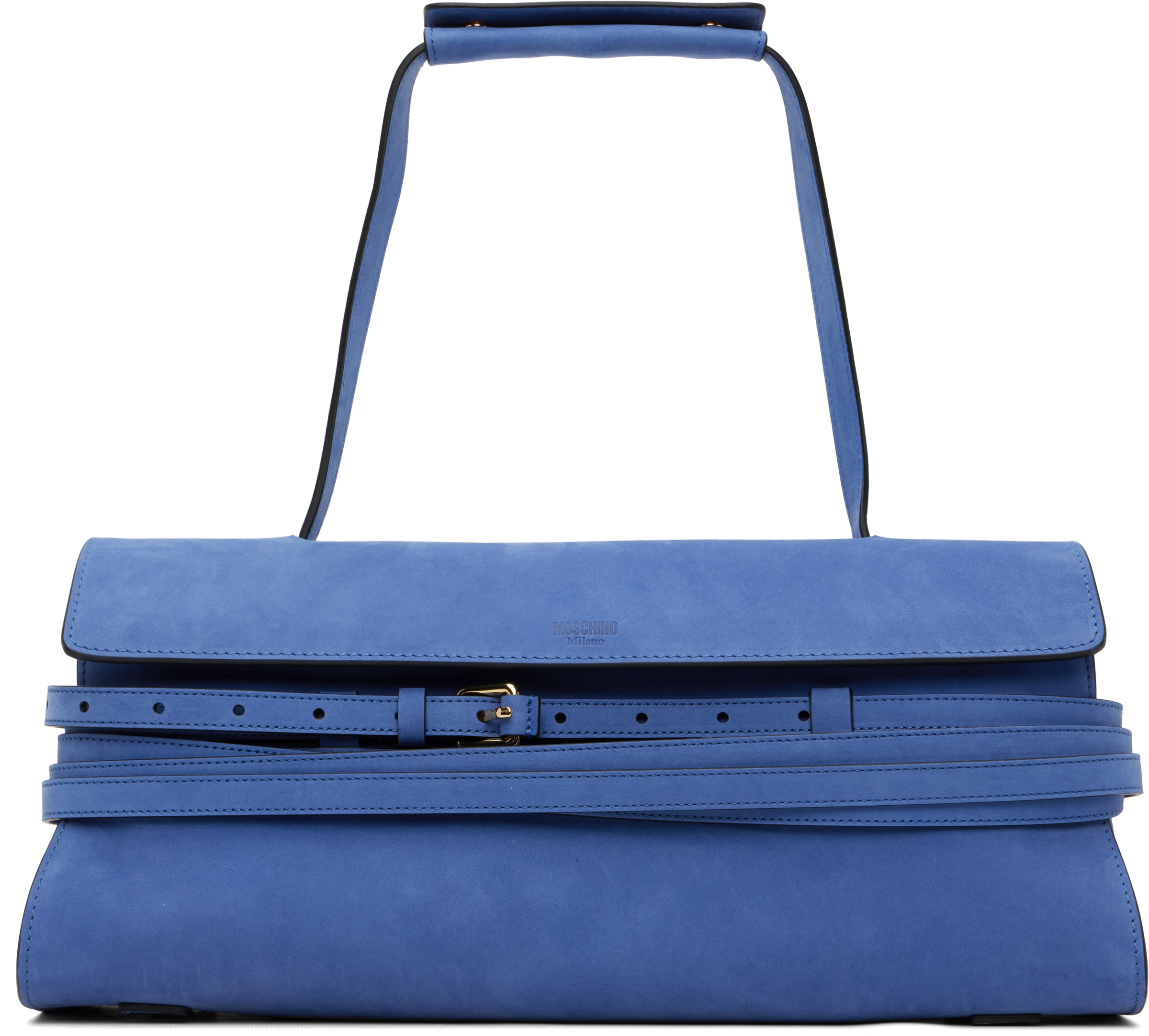 Blue 'tie Me' Shoulder Bag