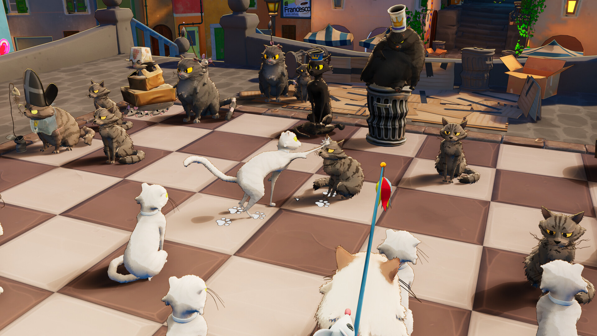 Now we have all borne witness to Cat Chess.