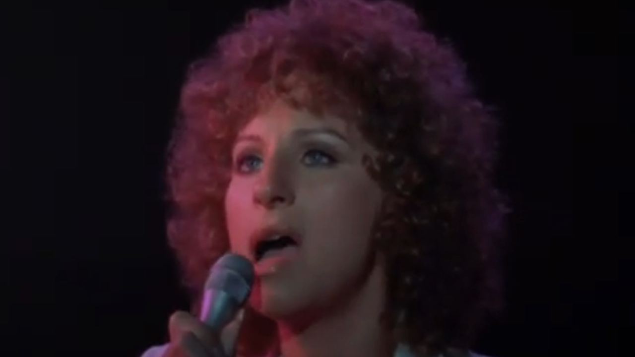 Barbra Streisand singing in A Star is Born