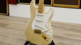 Although blonde remained the standard finish for Teles, it was only available for Strats as a custom colour, as exemplified by this rare 1957 ‘Mary Kaye’ Strat