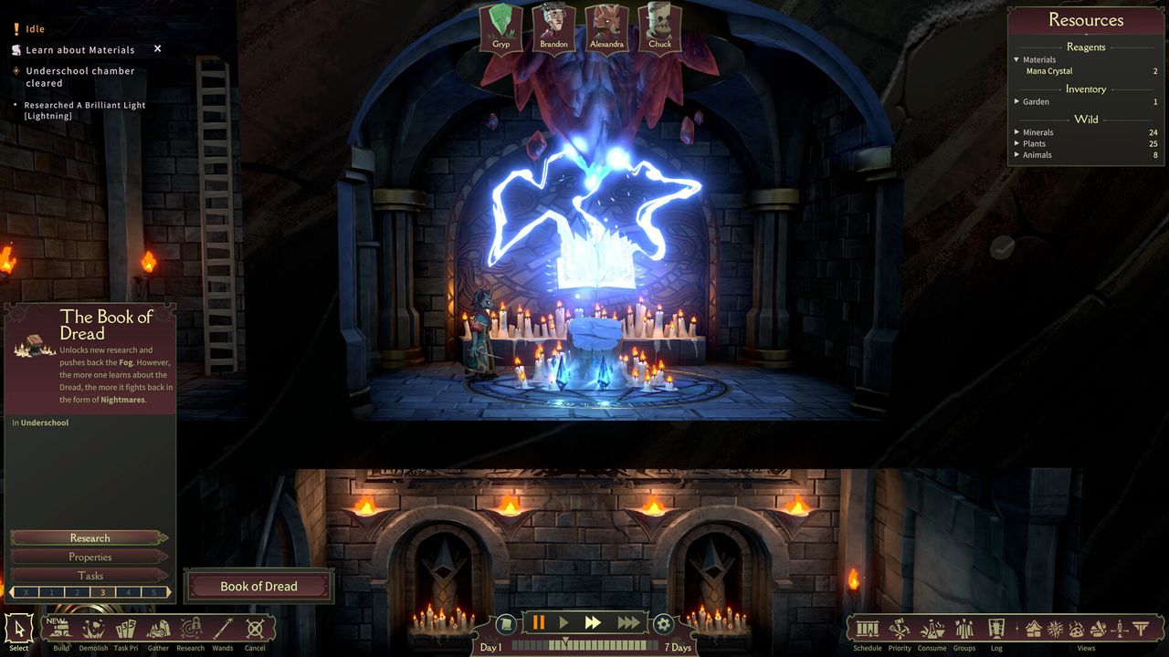 Image from wizard school game Mind Over Magic