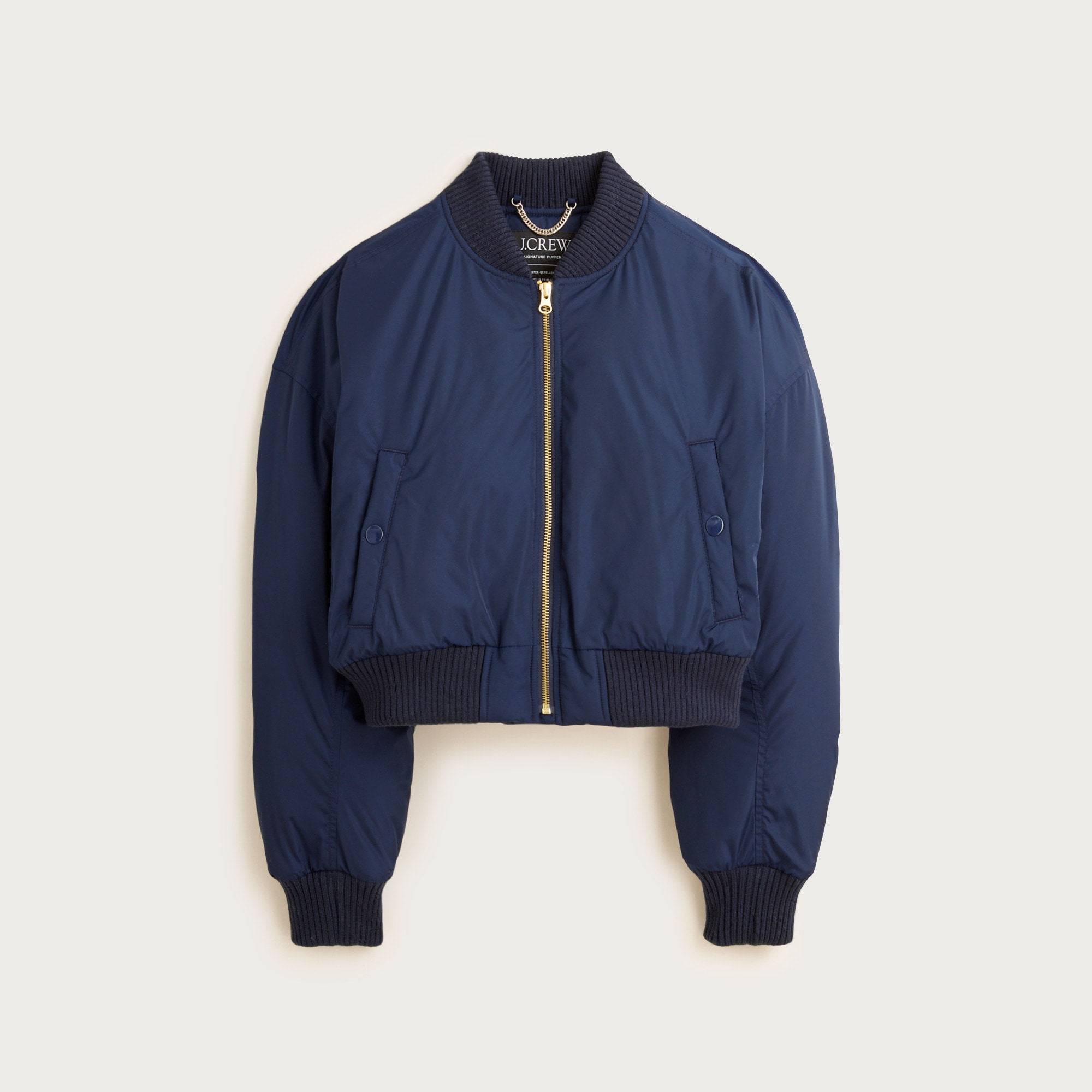 Puffer Bomber Jacket With Primaloft&amp;reg;