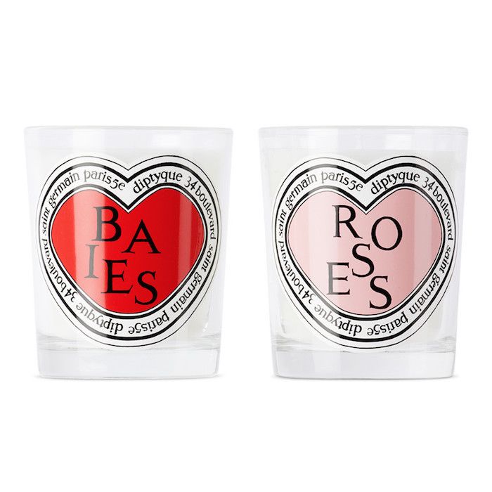Limited Edition Valentine's Day Baize & Roses Duo Candle Set
