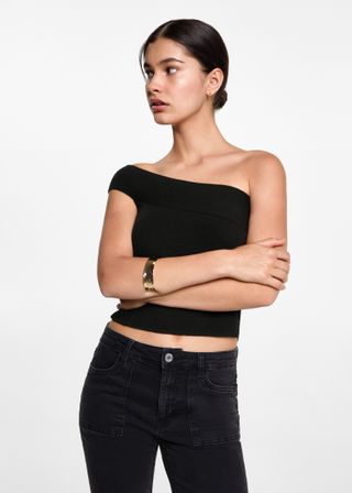 Plain Asymmetrical Top - Teen | Mango United Kingdom