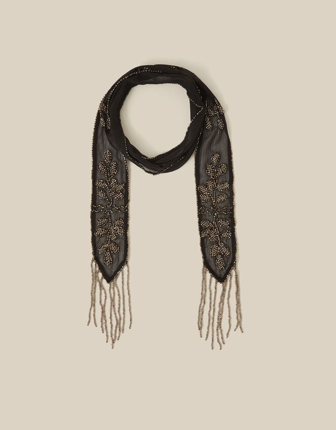 Rosa Embellished Skinny Scarf