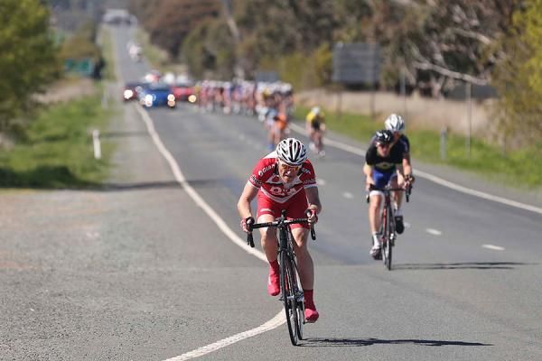 Gordon McCauley was aggressive throughout stage 5 at Tour of the Murray River