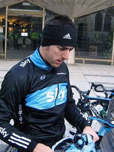 Russ Downing concentrates on some of the new equipment.