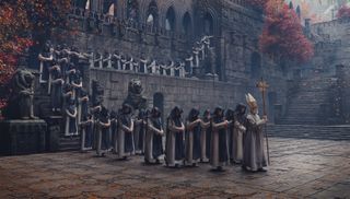 Cinema 4D, everything you need to know; a procession of church people