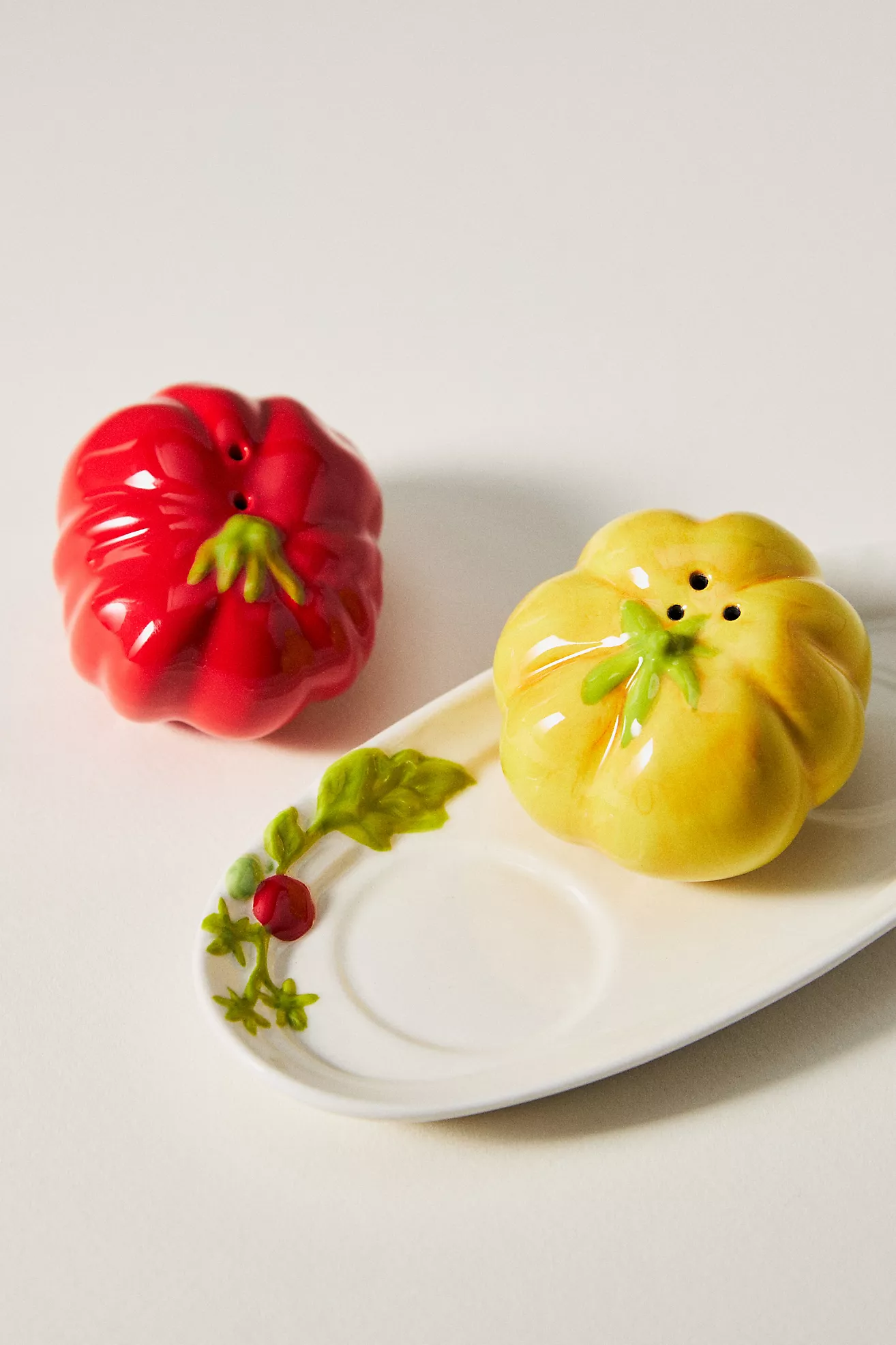 Rina Stoneware Salt & Pepper Shakers
