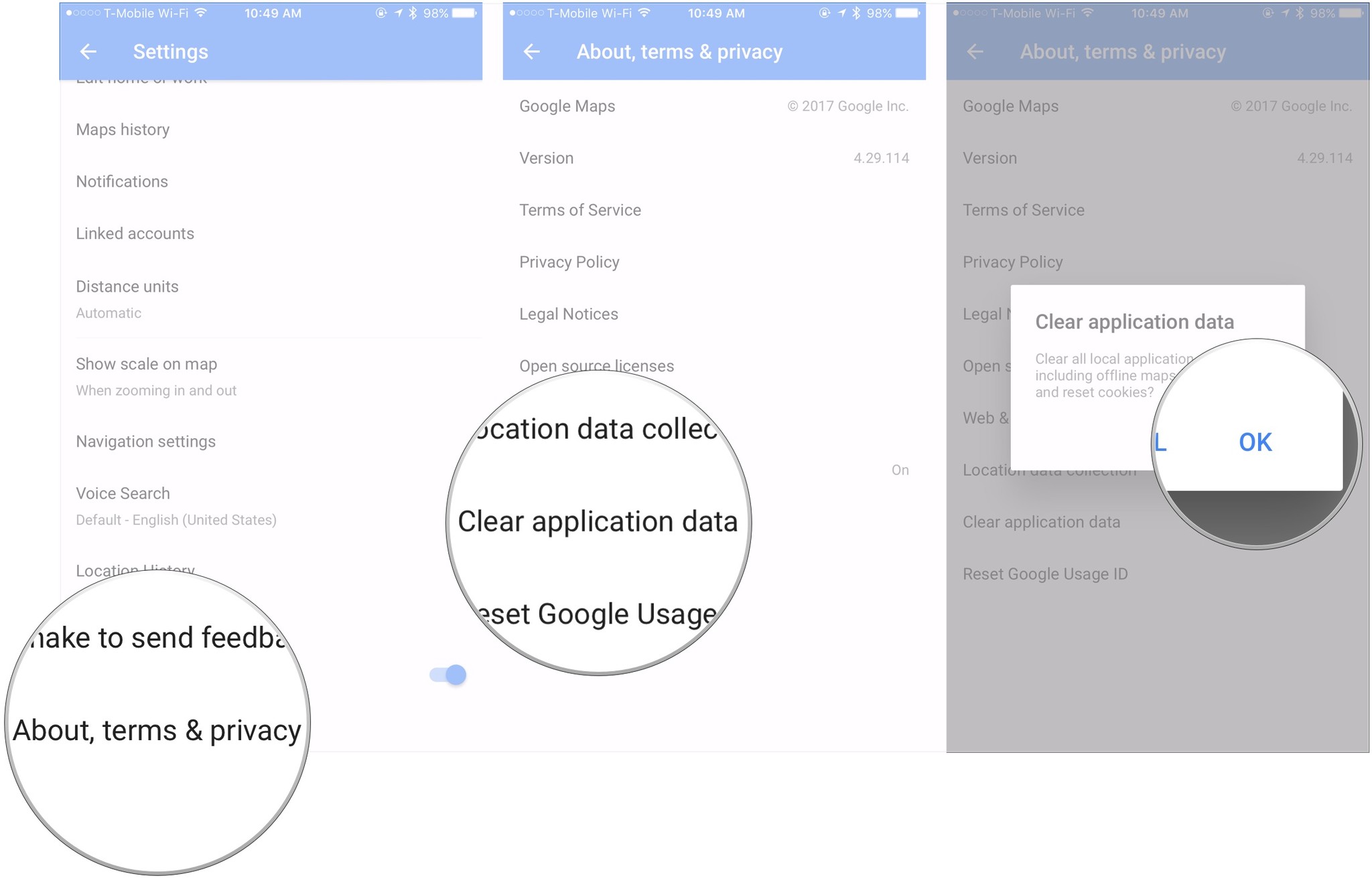 Clear app data. How to Clear search History. Как удалить фотографию в Google картах.