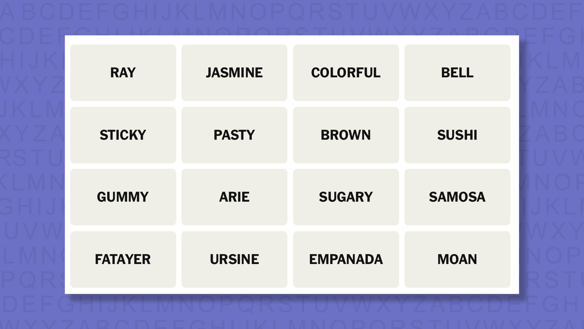 NYT Connections hints for game 1088 on a purple background