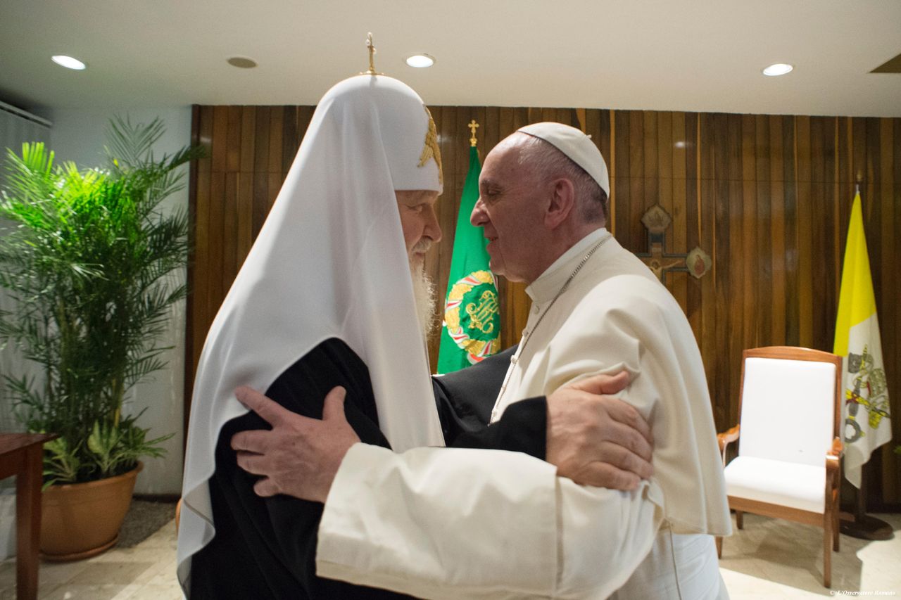 Pope Francis and Patriarch Kirill