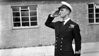 Lieutenant Philip Mountbatten, husband of Princess Elizabeth resumes his attendance at the Royal Naval Officers' School at Kingsmoor in Hawthorn, Wiltshire.
