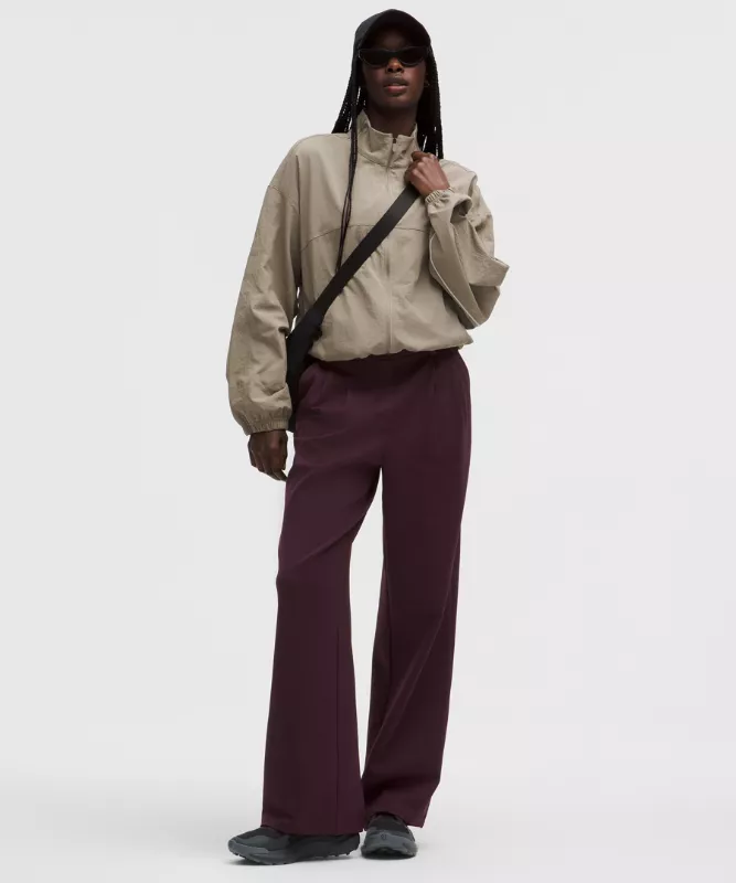 Daydrift High-Rise Wide-Leg Trouser Regular - Black Plum - M