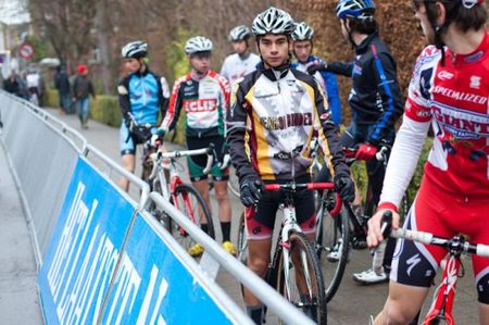 Getting ready at the start line in Diegem