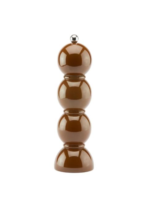 Chocolate Bobbin Lacquer Salt or Pepper Mill