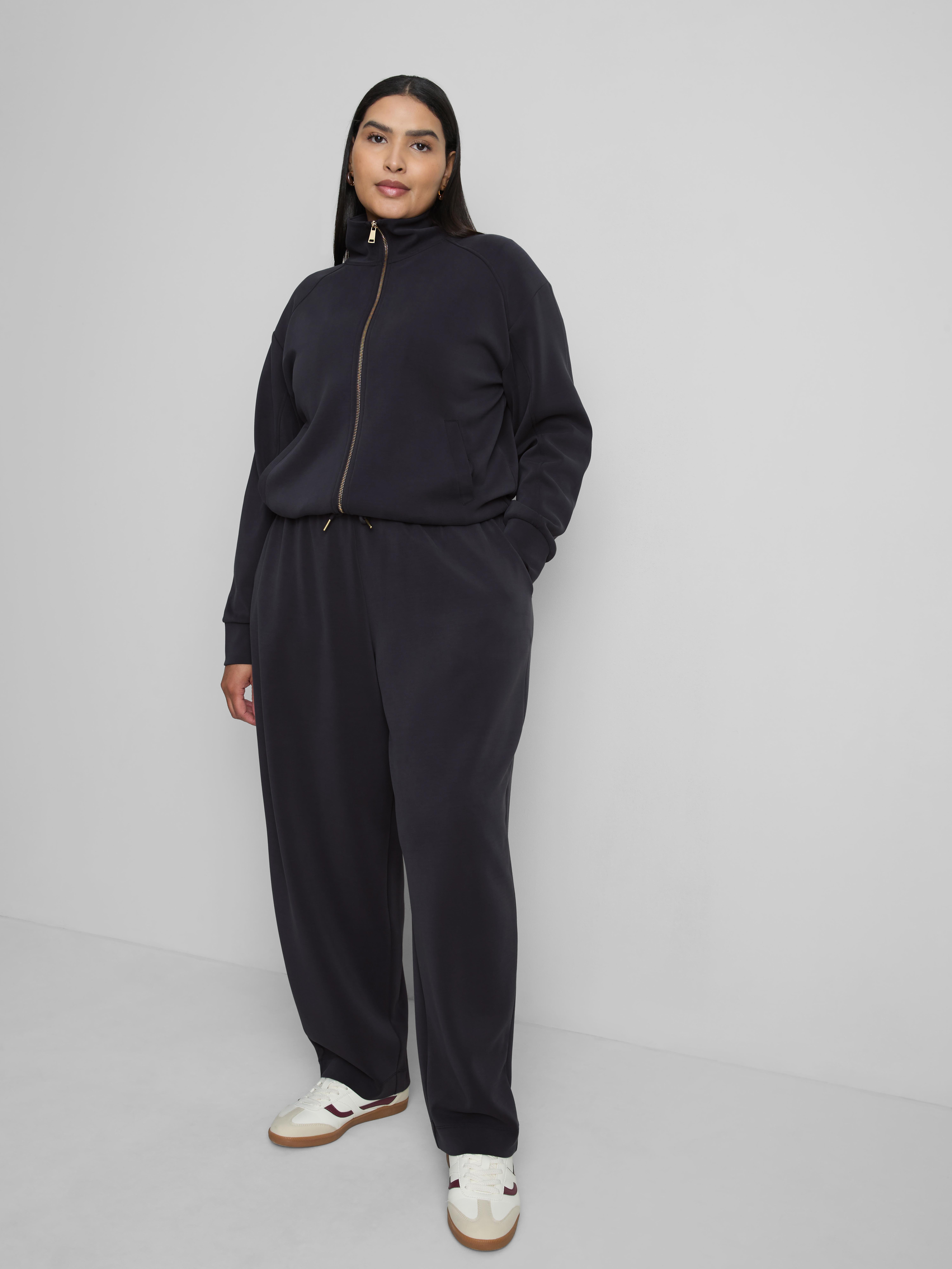 By Coleen Modal Blend High Neck Sweatshirt