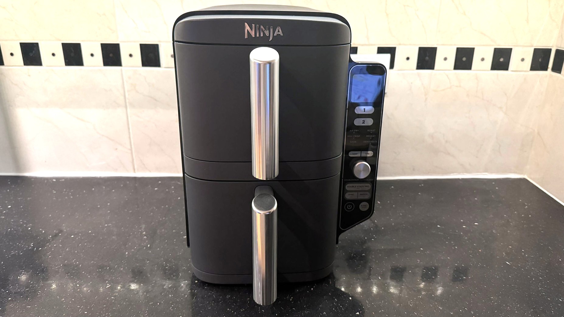 Ninja Double Stack XL air fryer on kitchen counter