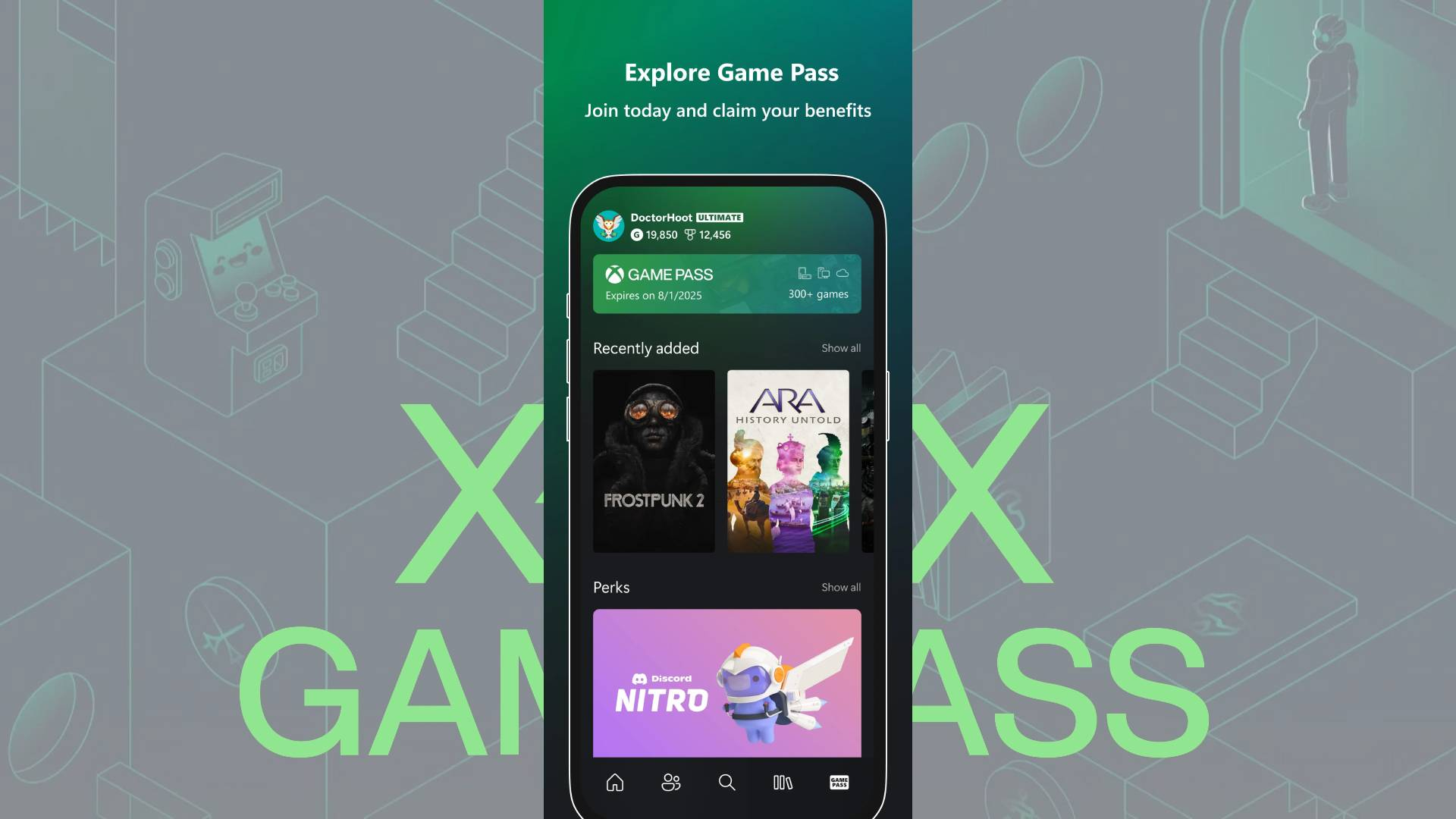 A mix of Xbox app artwork and screenshot