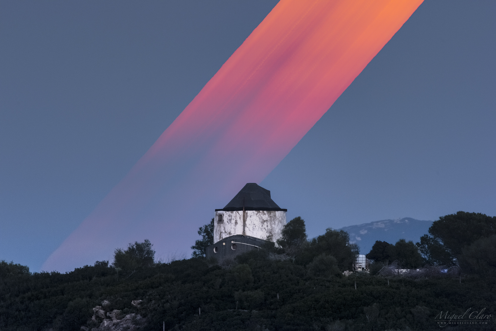 Super Blue Moon rising in Portugal