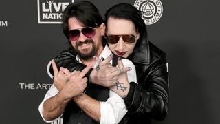 [L-R] Shooter Jennings and Marilyn Manson