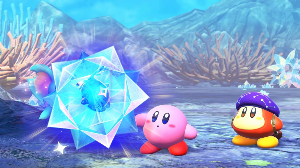 Kirby and the Forgotten Land's latest trailer reveals new levels, collectibles, and three new Mouthful Mode Transformations ahead of the game's Nintendo Switch 2 release