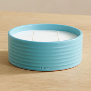 blue loewe candle