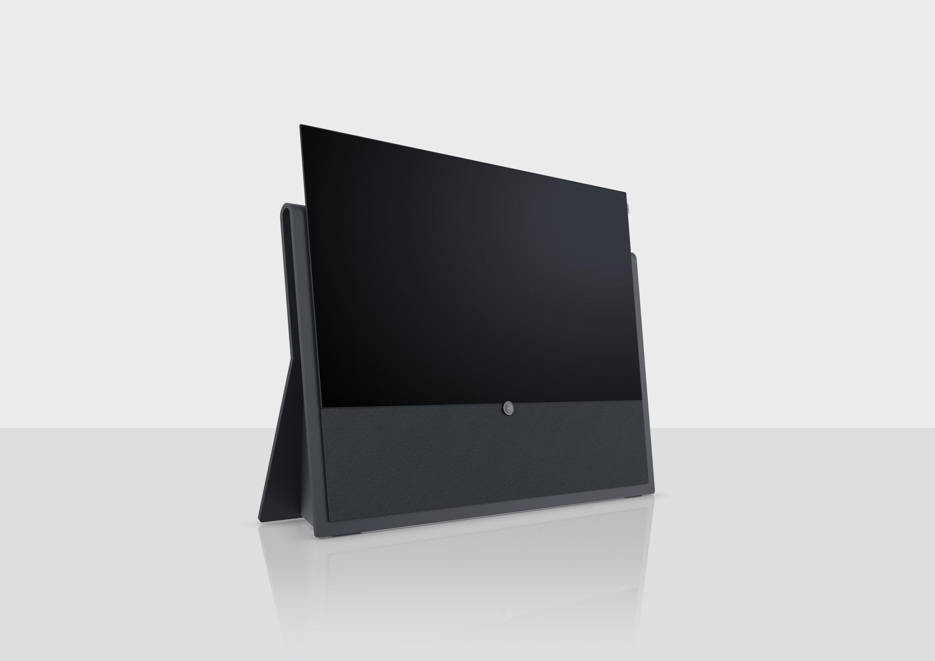 Loewe Kultfernseher, Vorder- und Seitenansicht