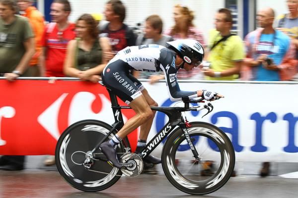 Frank Schleck is looking lean and mean.