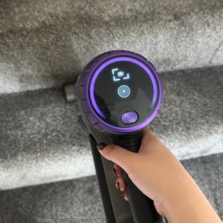 Shark PowerDetect Clean and Empty Cordless Vacuum tested on stairs