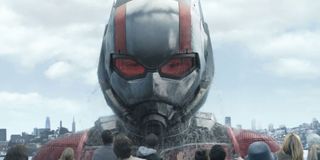 Ant-Man scaring a boat full of people in Ant-Man and The Wasp