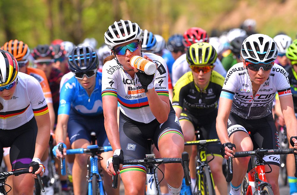 World Champion Chantal Blaak (Boels Dolmans) at Liege-Bastogne-Liege