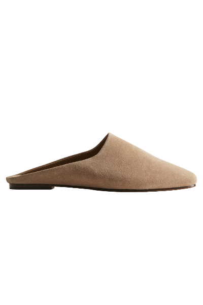 H&M, Suede Mules
