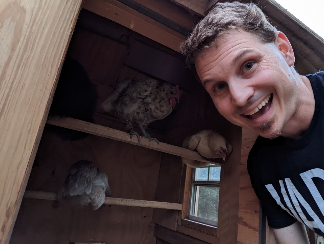 Google Pixel 6a camera sample, front-facing, dim light