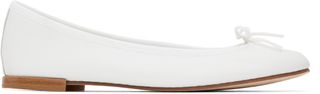 White Cendrillon Ballerina Flats