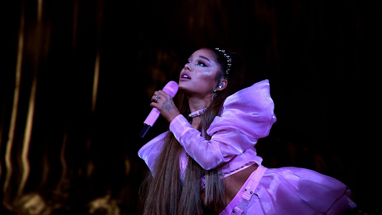 los angeles, california may 07 ariana grande performs onstage during ariana grande sweetener world tour at staples center on may 07, 2019 in los angeles, california photo by kevin mazurgetty images for ag