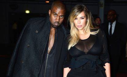 Kanye and Kim Kardashian