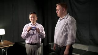 Shuhei Yoshida and Adam Boyes share a game in Sony instructional video
