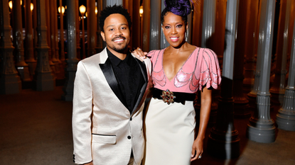 Ian Alexander Jr. and Regina King, wearing Gucci, attend the 2019 LACMA Art + Film Gala Presented By Gucci at LACMA on November 02, 2019 in Los Angeles, California. 