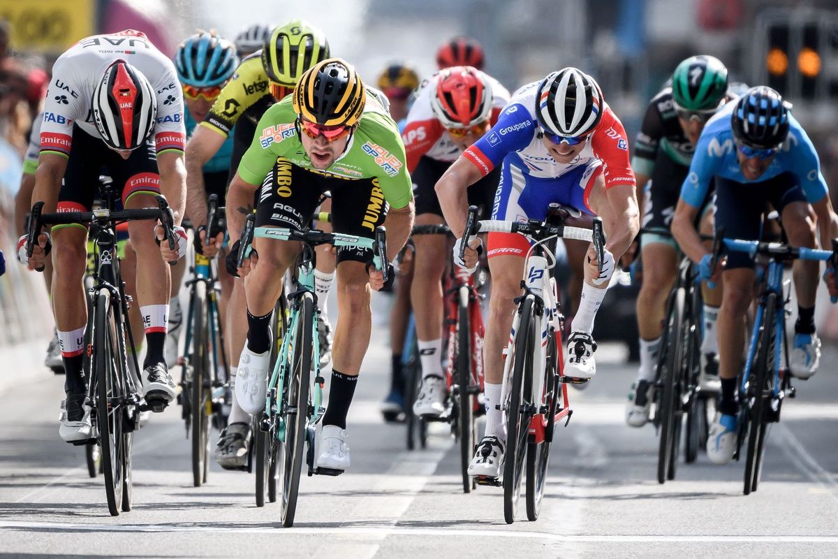 Primož Roglič sprints into race lead on stage one of Tour de Romandie ...