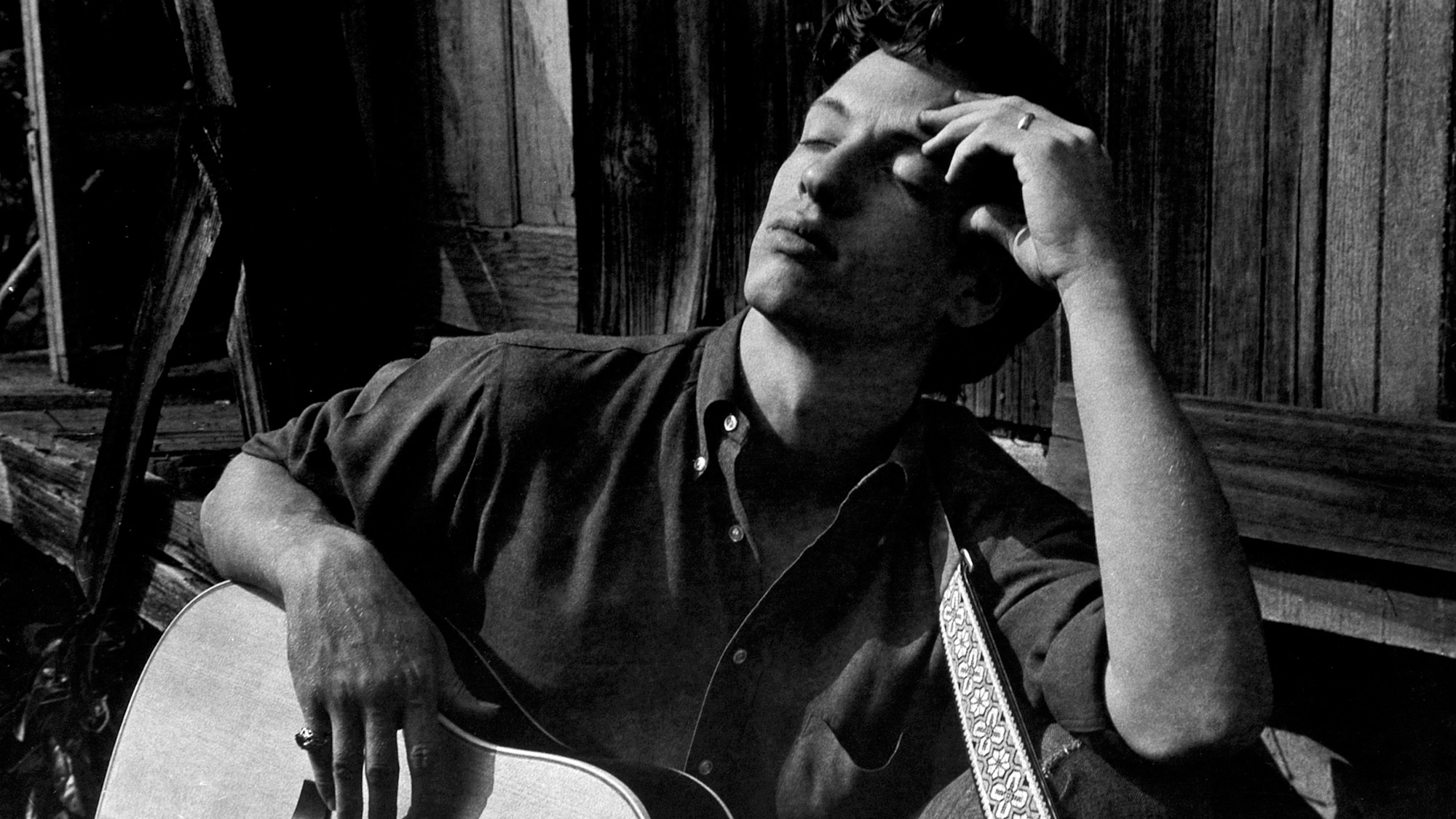 Portrait of American Blues musician John P. Hammond, Topanga, California, 1962.