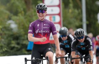 Lonneke Uneken (SD Worx) wins a stage of the Simac Ladies Tour