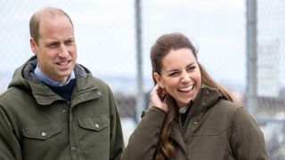 Prince William, Duke of Cambridge and Catherine, Duchess of Cambridge during a visit to the European Marine Energy Centre on May 25, 2021 in Kirkwall, Orkney, Scotland.
