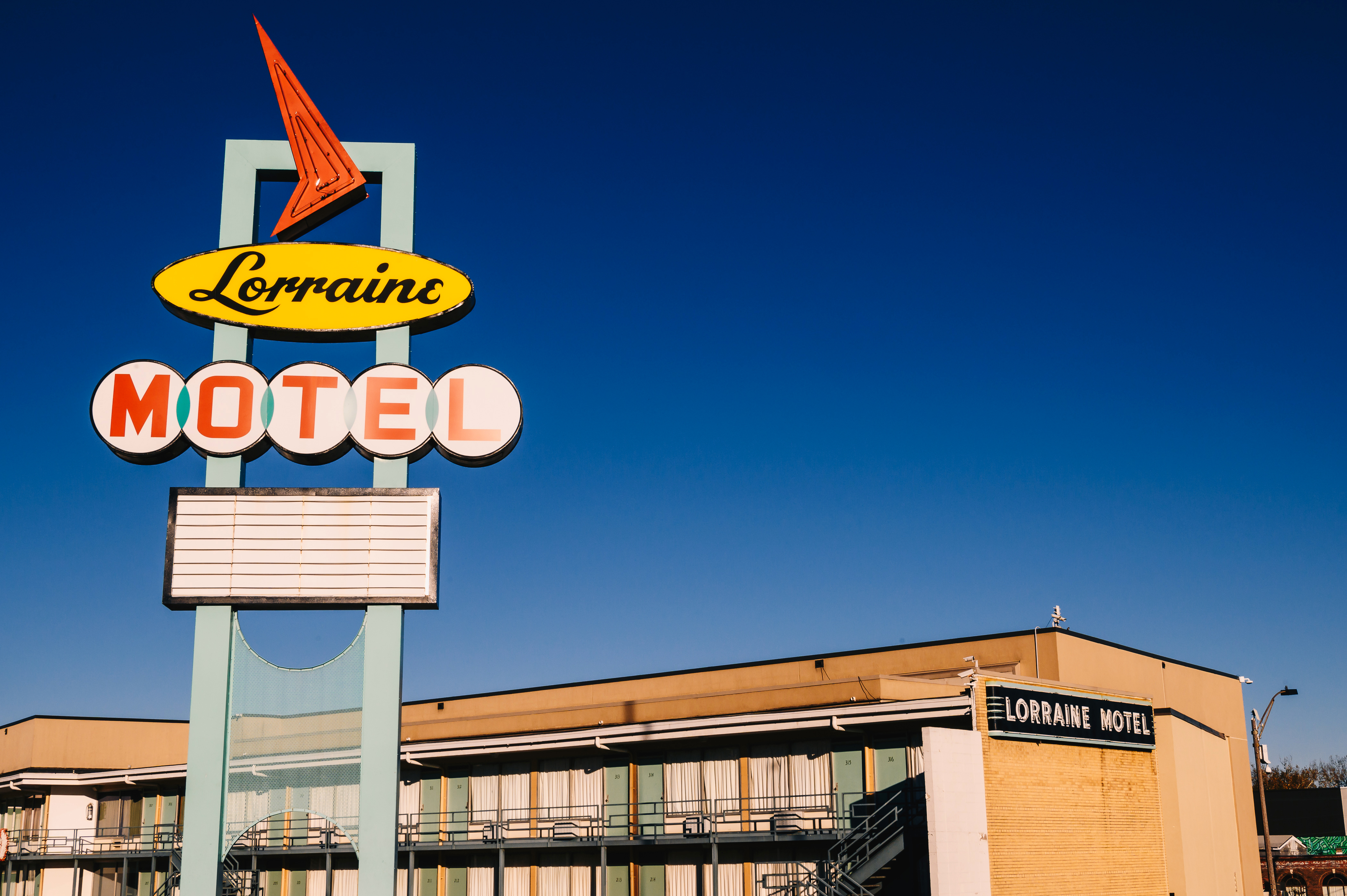 The exterior of the Lorraine Motel in Memphis