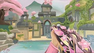 The lotus painting done by ArtbyEri