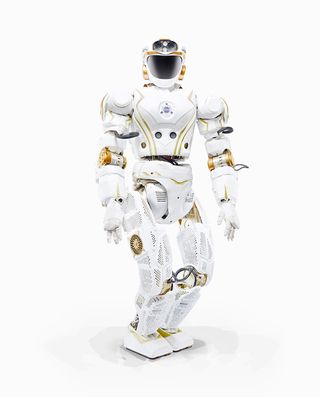 Valkyrie, the first walking humanoid, from NASA