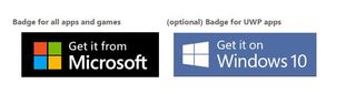 Windows 10 app badges