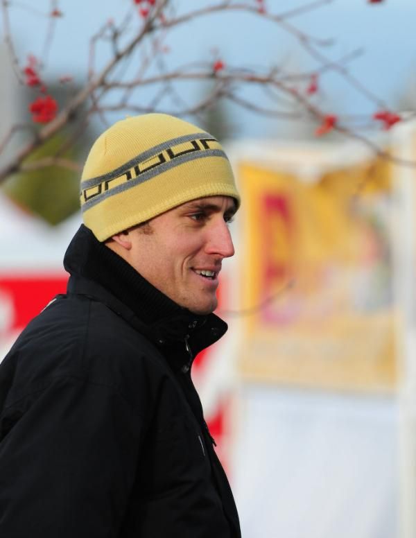 Ryan Trebon was on hand to watch his coach race