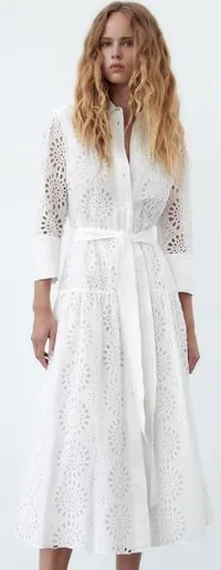 Shirt Dress with Belt | $101/£79.99 | Zara&nbsp;